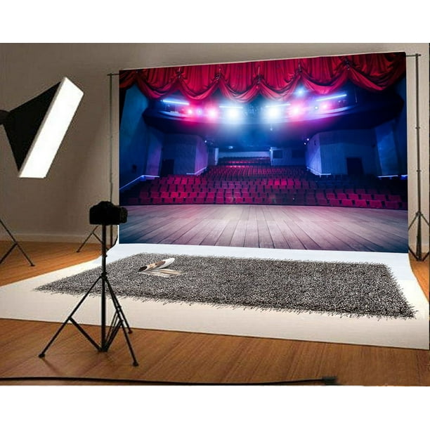 New Vinyl 7X5FT Interior Photostudio Backdrop Shining Stage Lights Red Curtain Backdrops Shabby Stripes Wood Floor Photography Background for Girls Princess Indoor Personal Shooting Props 570 New Vinyl 7X5FT Interior Photostudio Backdrop Shining Stage Lights Red Curtain Backdrops Shabby Stripes Wood Floor Photography Background for Girls Princess Indoor Personal Shooting Props 570